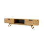 Szafka RTV-36 Drewno Lite Dąb Loft Lakier Rozmiary od 100 cm do 200 cm PREMIUM